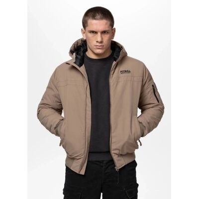 PITBULL Kurtka zimowa męska Pit Bull Balboa II ciemny beż XXXL PITBULL Kurtka zimowa męska Pit Bull Balboa II ciemny beż XXXL
