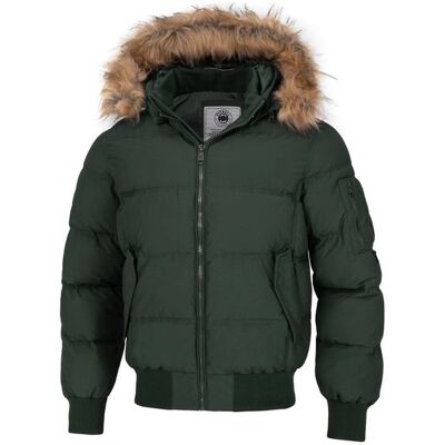 inna (Inny) Kurtka zimowa męska Pit Bull Burnt Hooded Jacket zielona M inna (Inny) Kurtka zimowa męska Pit Bull Burnt Hooded Jacket zielona M