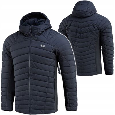 Kurtka Zimowa Męska Puchowa z Kaputrem JARL M-TAC Ocieplenie G-Loft Dark Navy Blue L Kurtka Zimowa Męska Puchowa z Kaputrem JARL M-TAC Ocieplenie G-Loft Dark Navy Blue L