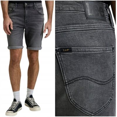 Lee 5 POCKET SHORT Faded Trail szare krótkie spodenki jeansowe szorty W36 Lee 5 POCKET SHORT Faded Trail szare krótkie spodenki jeansowe szorty W36