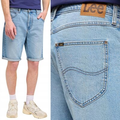 Lee 5 POCKET SHORT Solid Blues KRÓTKIE SPODENKI JEANSOWE SZORTY DżINS W38 Lee 5 POCKET SHORT Solid Blues KRÓTKIE SPODENKI JEANSOWE SZORTY DżINS W38