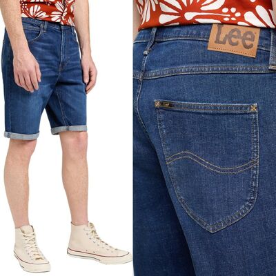 Lee 5 POCKET SHORT Springfield KRÓTKIE SPODENKI JEANSOWE SZORTY DżINS W32 Lee 5 POCKET SHORT Springfield KRÓTKIE SPODENKI JEANSOWE SZORTY DżINS W32