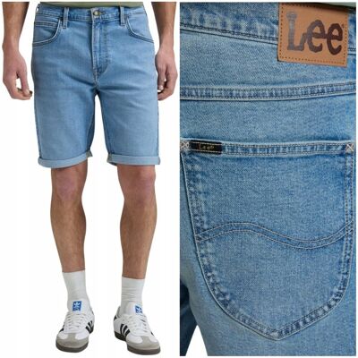 Lee 5 POCKET SHORT Sunset elastyczne krótkie spodenki jeansowe szorty W38 Lee 5 POCKET SHORT Sunset elastyczne krótkie spodenki jeansowe szorty W38
