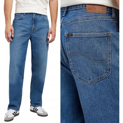 Lee ASHER LOOSE STRAIGHT Handsome bardzo luźne spodnie jeansowe W32 L34 Lee ASHER LOOSE STRAIGHT Handsome bardzo luźne spodnie jeansowe W32 L34