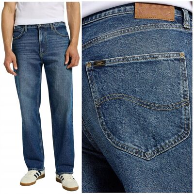 Lee ASHER LOOSE STRAIGHT Hastings bardzo luźne spodnie jeansowe W29 L32 Lee ASHER LOOSE STRAIGHT Hastings bardzo luźne spodnie jeansowe W29 L32