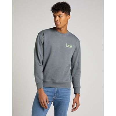 Inny producent Lee Bold Męska Bluza Klasyczna Z Logo Crew Winter L80Aej98-S Inny producent Lee Bold Męska Bluza Klasyczna Z Logo Crew Winter L80Aej98-S