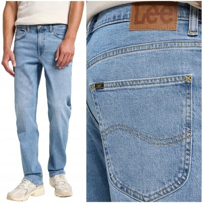 Lee BROOKLYN STRAIGHT Horizon klasyczne proste spodnie jeansowe W34 L32 Lee BROOKLYN STRAIGHT Horizon klasyczne proste spodnie jeansowe W34 L32