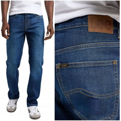 Lee Brooklyn straight Stoney klasyczne proste spodnie jeansowe W34 L32 Lee Brooklyn straight Stoney klasyczne proste spodnie jeansowe W34 L32