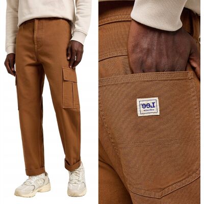 Lee CARGO PANT RELAXED Acorn WORKWEAR LUŹNE BRĄZOWE BOJÓWKI W33 L34 Lee CARGO PANT RELAXED Acorn WORKWEAR LUŹNE BRĄZOWE BOJÓWKI W33 L34