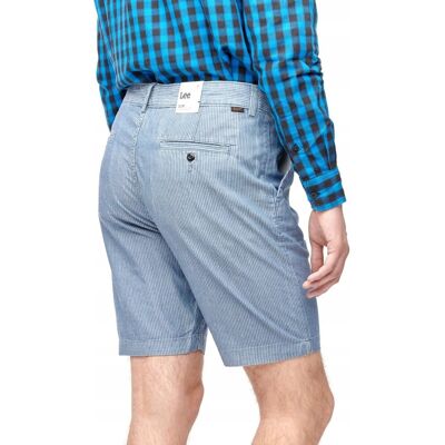 LEE CHINO SHORT WASHED STRIPE L73HKREV W28 LEE CHINO SHORT WASHED STRIPE L73HKREV W28