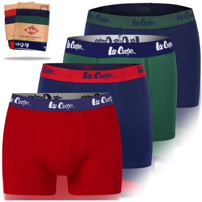 LEE COOPER Bokserki Męskie 9541 9542 Bawełniane 4 sztuki Rozmiar XL LEE COOPER Bokserki Męskie 9541 9542 Bawełniane 4 sztuki Rozmiar XL