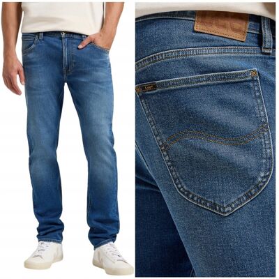 Lee DAREN Grove DżINS niższe proste męskie spodnie jeansowe W40 L32 Lee DAREN Grove DżINS niższe proste męskie spodnie jeansowe W40 L32