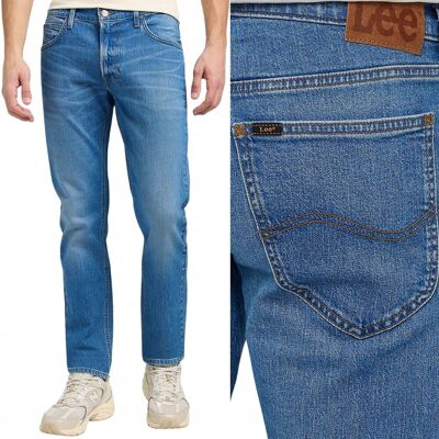 Lee DAREN Indigo Vintage DżINS proste męskie spodnie jeansowe W33 L32 Lee DAREN Indigo Vintage DżINS proste męskie spodnie jeansowe W33 L32