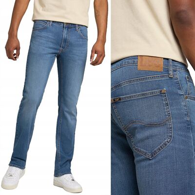 Lee DAREN Mid Worn In DżINS proste ciemne męskie spodnie jeansowe W31 L32 Lee DAREN Mid Worn In DżINS proste ciemne męskie spodnie jeansowe W31 L32