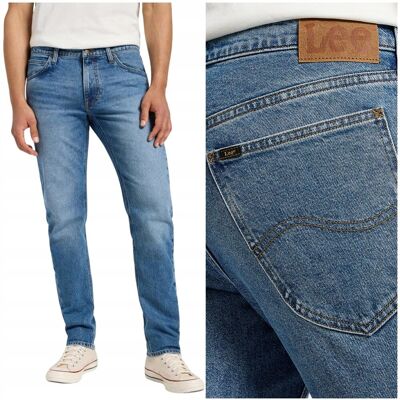 Lee DAREN Riverway BLUE DżINS proste męskie spodnie jeansowe W34 L32 Lee DAREN Riverway BLUE DżINS proste męskie spodnie jeansowe W34 L32