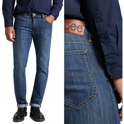 Lee DAREN True Blue DżINS proste ciemne męskie spodnie jeansowe W30 L32 Lee DAREN True Blue DżINS proste ciemne męskie spodnie jeansowe W30 L32