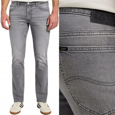 Lee DAREN Washed Out DżINS proste szare męskie spodnie jeansowe W40 L32 Lee DAREN Washed Out DżINS proste szare męskie spodnie jeansowe W40 L32