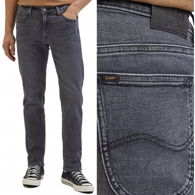 Lee DAREN Worn In Shadow DżINS proste szare męskie spodnie jeansowe W30 L34 Lee DAREN Worn In Shadow DżINS proste szare męskie spodnie jeansowe W30 L34