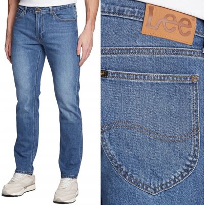 Lee DAREN ZIP FLY Azure BLUE DżINS proste męskie spodnie jeansowe W33 L34 Lee DAREN ZIP FLY Azure BLUE DżINS proste męskie spodnie jeansowe W33 L34