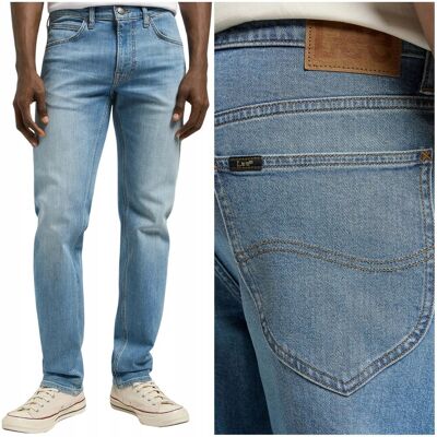 Lee Daren Zip Fly Beaming letnie proste męskie spodnie jeansowe W36 L32 Lee Daren Zip Fly Beaming letnie proste męskie spodnie jeansowe W36 L32