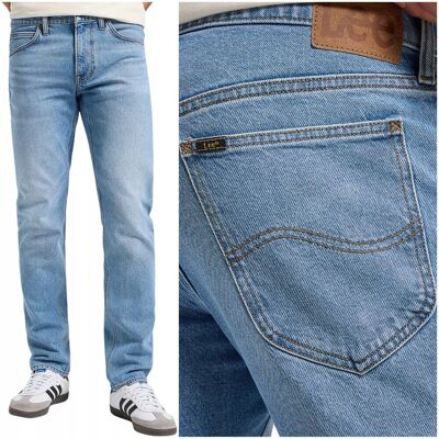 Lee DAREN ZIP FLY Cruiser Blue DżINS proste męskie spodnie jeansowe W32 L32 Lee DAREN ZIP FLY Cruiser Blue DżINS proste męskie spodnie jeansowe W32 L32