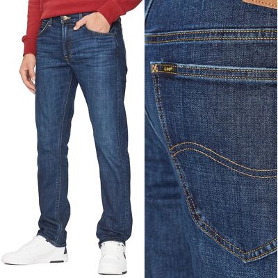 Lee DAREN ZIP FLY Hero DżINS proste ciemne męskie spodnie jeansowe W30 L34 Lee DAREN ZIP FLY Hero DżINS proste ciemne męskie spodnie jeansowe W30 L34