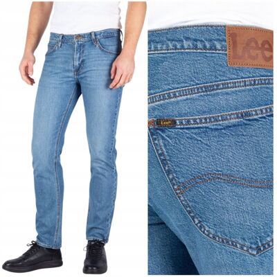 Lee DAREN ZIP FLY Woodland DżINS proste cienkie spodnie jeansowe W32 L34 Lee DAREN ZIP FLY Woodland DżINS proste cienkie spodnie jeansowe W32 L34