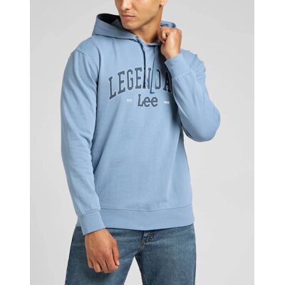 LEE LEGENDARY HOODIE DREAMY BLUE L80TEJ39 S LEE LEGENDARY HOODIE DREAMY BLUE L80TEJ39 S