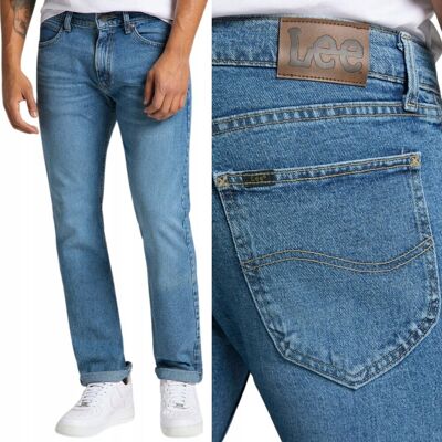 Lee Legendary Slim Glory Dopasowane Proste Nogawki Blue Dżins W30 L32 Lee Legendary Slim Glory Dopasowane Proste Nogawki Blue Dżins W30 L32