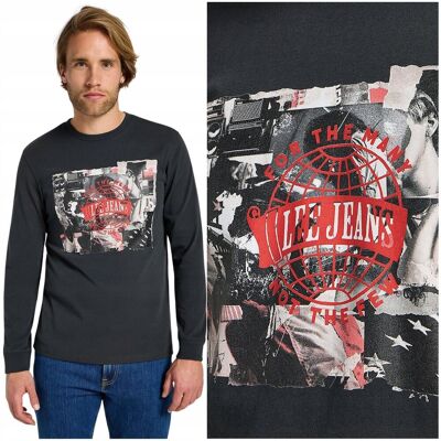 Lee LS UTILITY ARTIST TEE longsleeve bawełniana koszulka długi rękaw S Lee LS UTILITY ARTIST TEE longsleeve bawełniana koszulka długi rękaw S