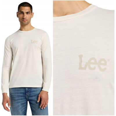 Lee LS WOBBLY LOGO TEE longsleeve bawełniana koszulka długi rękaw logo XL Lee LS WOBBLY LOGO TEE longsleeve bawełniana koszulka długi rękaw logo XL