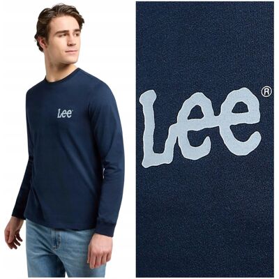 Lee LS Wobbly Tee Rivet longsleeve bawełniana koszulka długi rękaw logo M Lee LS Wobbly Tee Rivet longsleeve bawełniana koszulka długi rękaw logo M