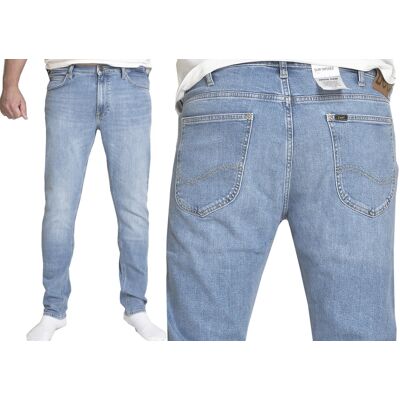 LEE LUKE jasne spodnie jeans zwężane slim tapered Zielony W34 L32 LEE LUKE jasne spodnie jeans zwężane slim tapered Zielony W34 L32