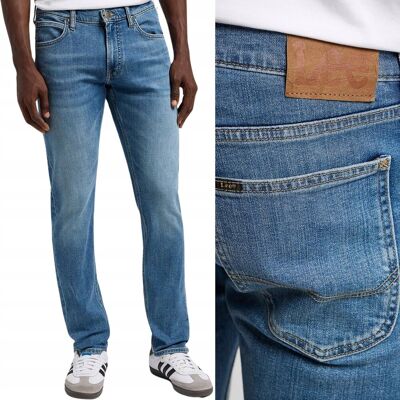 Lee LUKE SLIM Highland DżINS mocno zwężane spodnie jeansowe na lato W31 L32 Lee LUKE SLIM Highland DżINS mocno zwężane spodnie jeansowe na lato W31 L32