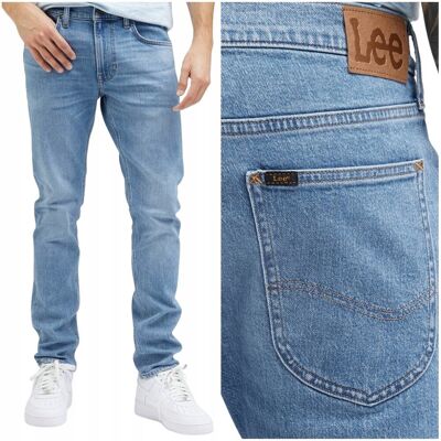 Lee LUKE slim Parker BLUE DżINS mocno zwężane spodnie jeansowe W31 L32 Lee LUKE slim Parker BLUE DżINS mocno zwężane spodnie jeansowe W31 L32