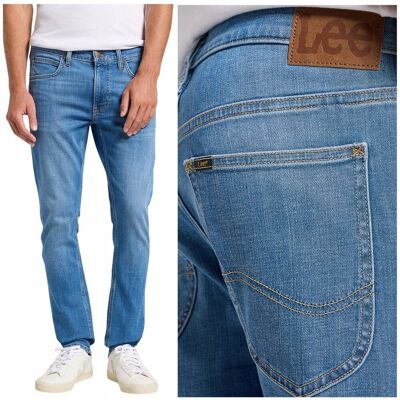Lee LUKE slim tapered Silo DżINS mocno zwężane spodnie jeansowe W33 L32 Lee LUKE slim tapered Silo DżINS mocno zwężane spodnie jeansowe W33 L32