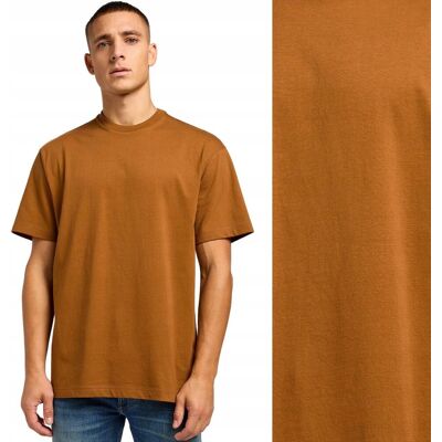 Lee Plain Loose Tee Bardzo Luźny Brązowy Bawełniany T-Shirt Koszulka S Lee Plain Loose Tee Bardzo Luźny Brązowy Bawełniany T-Shirt Koszulka S