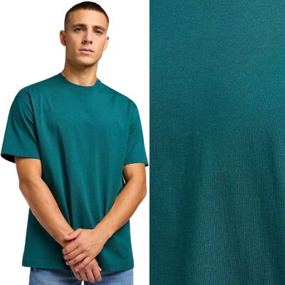 Lee PLAIN LOOSE TEE BARDZO LUŹNY ZIELONY BAWEŁNIANY T-SHIRT KOSZULKA XS Lee PLAIN LOOSE TEE BARDZO LUŹNY ZIELONY BAWEŁNIANY T-SHIRT KOSZULKA XS
