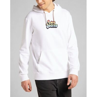 Inny producent Lee Pride Hoodie Męska Bluza Z Kapturem Logo White L82Rsp12-Xl Inny producent Lee Pride Hoodie Męska Bluza Z Kapturem Logo White L82Rsp12-Xl