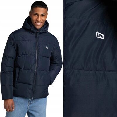 Lee Puffer Jacket Sky Captain Granatowa Kurtka Puchówka Kaptur Regular 3Xl Lee Puffer Jacket Sky Captain Granatowa Kurtka Puchówka Kaptur Regular 3Xl