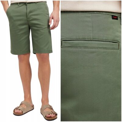 Lee Regular Chino Short Chetopa Twill krótkie granatowe spodenki szorty W38 Lee Regular Chino Short Chetopa Twill krótkie granatowe spodenki szorty W38