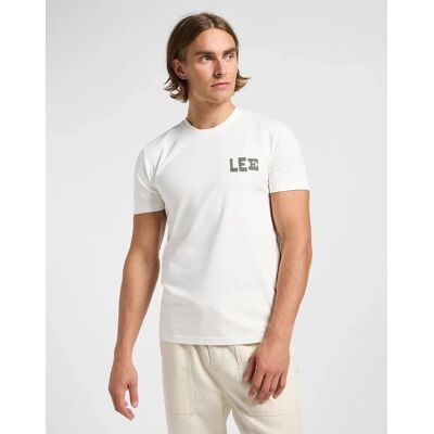 LEE REGULAR GRAPHIC TEE ECRU 112364595 M LEE REGULAR GRAPHIC TEE ECRU 112364595 M