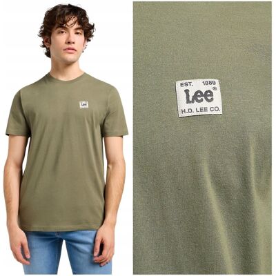 Lee REGULAR TEE WOVEN LABEL Mercantile koszulka bawełniana męska logo M Lee REGULAR TEE WOVEN LABEL Mercantile koszulka bawełniana męska logo M