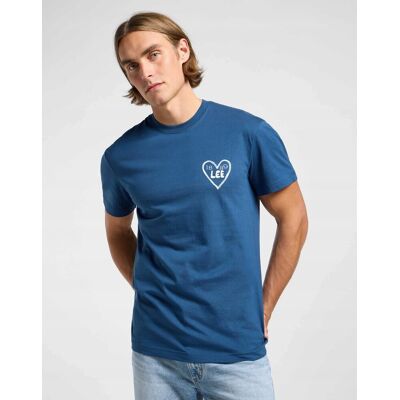 LEE RELAXED GRAPHIC TEE ORION BLUE 112364579 S LEE RELAXED GRAPHIC TEE ORION BLUE 112364579 S