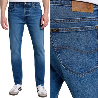 Lee RIDER SLIM Ballinger DżINS CIEMNE DOPASOWANE SPODNIE JEANSOWE W33 L34 Lee RIDER SLIM Ballinger DżINS CIEMNE DOPASOWANE SPODNIE JEANSOWE W33 L34