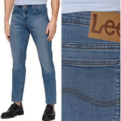 Lee RIDER SLIM Worn in Cody DOPASOWANE ZWĘŻANE DżINSY W40 L34 Lee RIDER SLIM Worn in Cody DOPASOWANE ZWĘŻANE DżINSY W40 L34