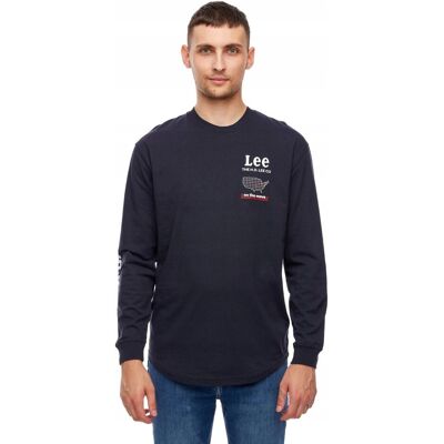 LEE ROAD TEE LS MIDNIGHT NAVY L60WFEMA M LEE ROAD TEE LS MIDNIGHT NAVY L60WFEMA M
