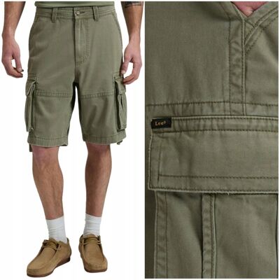 Lee Sierra Short luźne bawełniane krótkie spodenki cargo bojówki szorty W36 Lee Sierra Short luźne bawełniane krótkie spodenki cargo bojówki szorty W36
