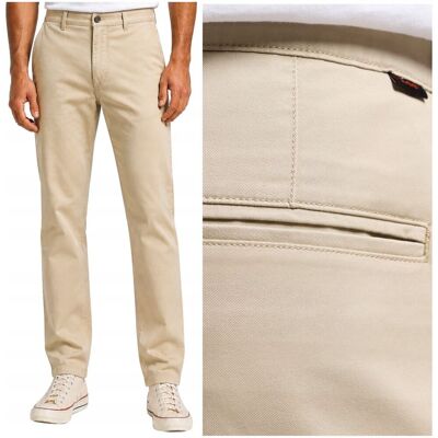 Lee Slim Chino dopasowane spodnie bawełniane materiałowe chinosy W28 L32 Lee Slim Chino dopasowane spodnie bawełniane materiałowe chinosy W28 L32