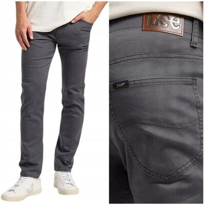 Lee SLIM FIT Extreme Motion wygodne dopasowane spodnie materiałowe W28 L32 Lee SLIM FIT Extreme Motion wygodne dopasowane spodnie materiałowe W28 L32